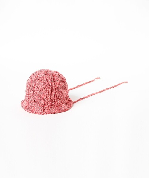 Ray BEAMS（レイビームス）の「HICOSAKA / Cable Hat（ハット・レディース・レッド/ブラック・ONE SIZE）」の6枚目の写真