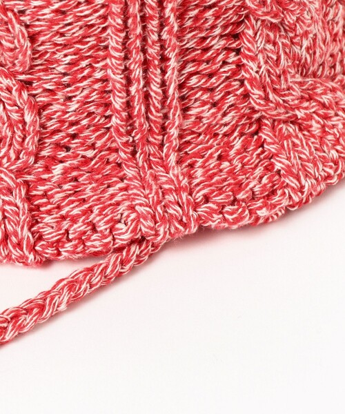 Ray BEAMS（レイビームス）の「HICOSAKA / Cable Hat（ハット・レディース・レッド/ブラック・ONE SIZE）」の7枚目の写真
