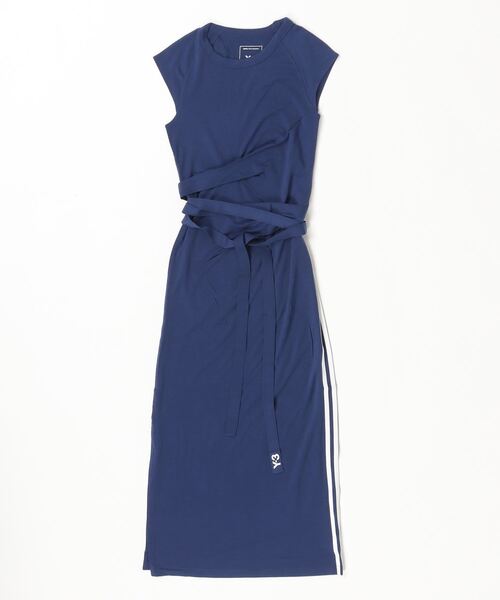 Y-3(ワイスリー)の「W TNC 3 STRP DR(ワンピース・レディース・ダークブルー・X-SMALL/SMALL/XX-SMALL)」の5枚目の写真