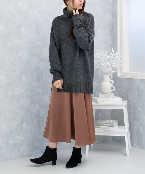 JELLY BEANS(ジェリービーンズ)の「トリミンググリッターヒールショートブーツ(204-43056)JELLY BEANS(ジェリービーンズ)(ブーツ・レディース・ネイビー/ベージュ/ブラック系・L/M/S)」の15枚目の写真