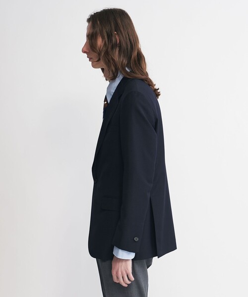 新品未使用＜District＞トロピカル リバーシブルボタン1B ブレザー 48 UNITED ARROWS｜<District>トロピカル リバーシブルボタン1B
