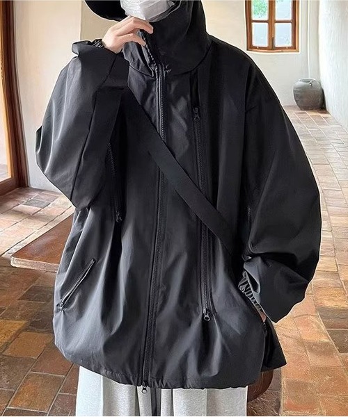 BLANC FICELLE（ブランフィセル）の「オーバーサイズ　ジャケット（テーラードジャケット・メンズ・ブラック/カーキ・M/L/XL/2XL）」の7枚目の写真