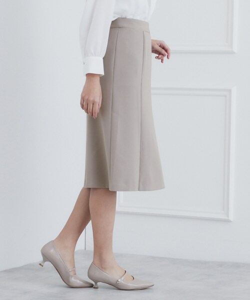 index（インデックス）の「《通勤・セレモニー/セットアップ対応》多機能ストレッチフレアスカート【洗濯機洗い可/防シワ/抗ピル】（スカート・レディース・ナチュラル/グレー/ブラック系7/ネイビー・36/38/42/40）」の21枚目の写真