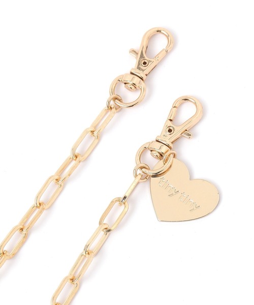 tiny tiny（ティニーティニー）の「カスタムチェーンストラップ[tiny tiny(ティニーティニー)]（スマホグッズ・レディース・グレー/イエロー・0）」の5枚目の写真