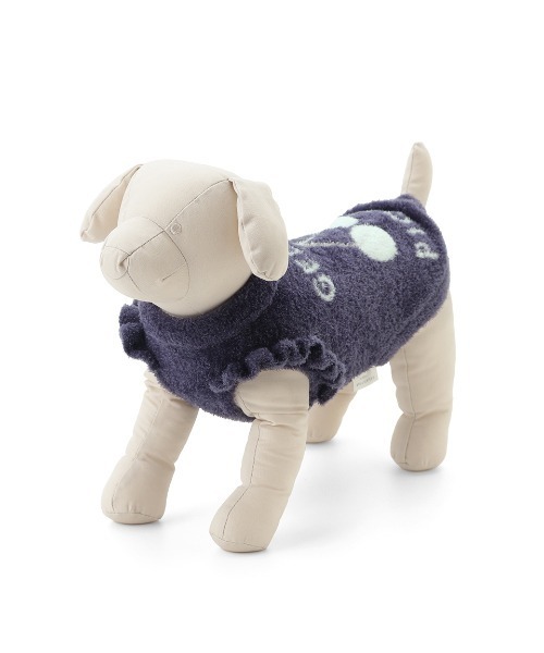 ジェラートピケ　【CAT&DOG】スムーズィーチェリージャガードプルオーバー gelato pique 犬 服 「CAT＆DOG」スムーズィーチェリー