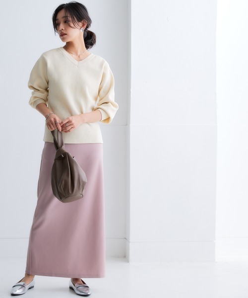 nissen（ニッセン）の「ふっくらかるいフォルムニット前後２WAYカーディガン(ハンガー干し可能)＜大きいサイズ有＞（カーディガン/ボレロ・レディース・ベージュ系/グレイッシュブルー/ブラック/モカ・3L/LL/M/S/L）」の21枚目の写真