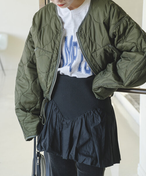 【セール】バルーン2WAYミニスカート（スカート）｜Kastane（カスタネ）