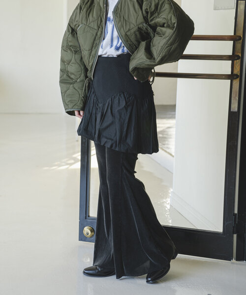 【セール】バルーン2WAYミニスカート（スカート）｜Kastane（カスタネ）