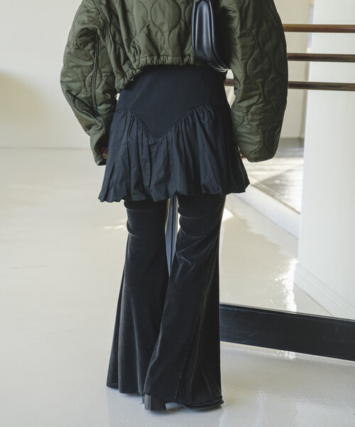 【セール】バルーン2WAYミニスカート（スカート）｜Kastane（カスタネ）