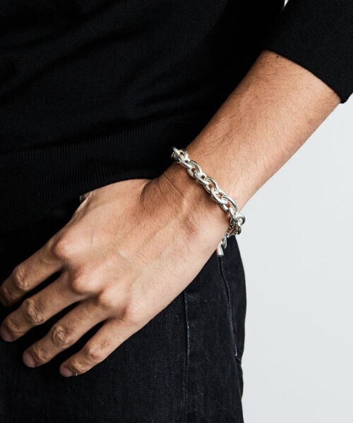FREAK'S STORE（フリークスストア）の「限定展開 アズキ チェーンブレスレット（ブレスレット・メンズ・シルバー・ONE SIZE）」の8枚目の写真