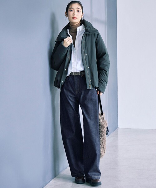 23区 L(ニジュウサンクオオキイサイズ)の「【CLASSY.5月号掲載/洗える】CANCLINI ベーシック シャツ(シャツ/ブラウス・レディース・ホワイト系/スカイブルー系1/ホワイト系1/スカイブルー系/オレンジ系1・44/46/48/50)」の16枚目の写真
