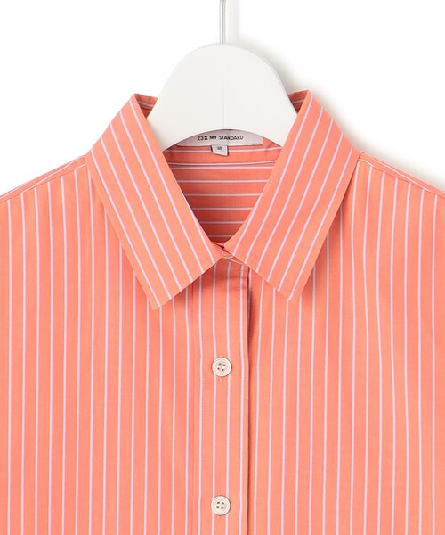 23区 L(ニジュウサンクオオキイサイズ)の「【CLASSY.5月号掲載/洗える】CANCLINI ベーシック シャツ(シャツ/ブラウス・レディース・ホワイト系/スカイブルー系1/ホワイト系1/スカイブルー系/オレンジ系1・44/46/48/50)」の22枚目の写真
