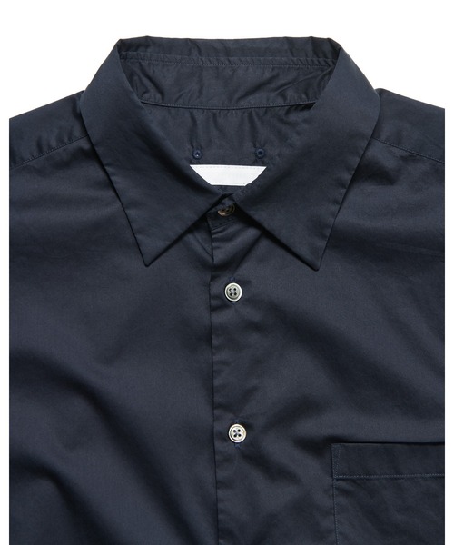 SOPHNET.(ソフネット)の「HIGHCOUNT TWILL REGULAR FIT SHIRT(シャツ/ブラウス・メンズ・ネイビー/ホワイト・SMALL/MEDIUM/LARGE/X-LARGE)」の7枚目の写真