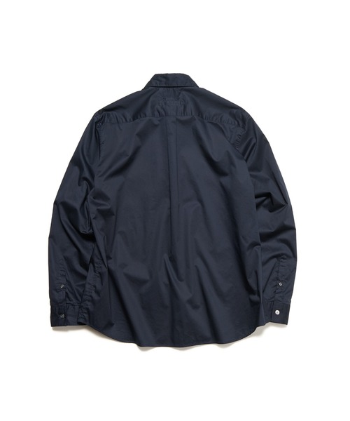 SOPHNET.(ソフネット)の「HIGHCOUNT TWILL REGULAR FIT SHIRT(シャツ/ブラウス・メンズ・ネイビー/ホワイト・SMALL/MEDIUM/LARGE/X-LARGE)」の6枚目の写真