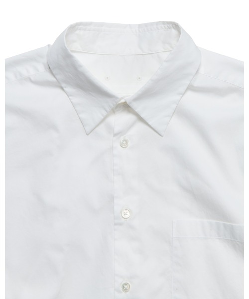 SOPHNET.(ソフネット)の「HIGHCOUNT TWILL REGULAR FIT SHIRT(シャツ/ブラウス・メンズ・ネイビー/ホワイト・SMALL/MEDIUM/LARGE/X-LARGE)」の5枚目の写真