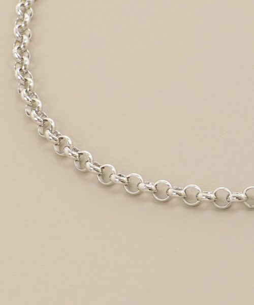 MAJESTIC LEGON(マジェスティックレゴン)の「レース×チェーンネックレス(ネックレス・レディース・アイボリー・FREE)」の3枚目の写真