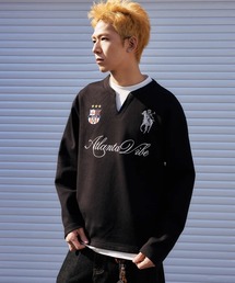 HARSH AND CRUEL | ヘンリーネックフェイクツーピースプルオーバー HC25S1TP10【Harsh and Cruel】(Tシャツ/カットソー)