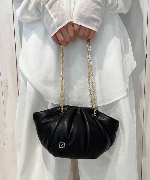 LE VERNIS(ル・ベルニ)の「LE VERNIS(ル・ベルニ)Momo mini bag(ショルダーバッグ・レディース・ブラック/ブラウン/アイボリー/レッド/シルバー/ゴールド・FREE)」の19枚目の写真