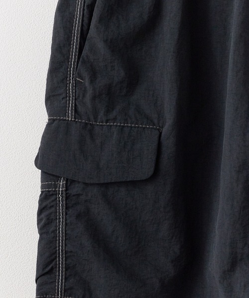 and wander/アンドワンダー Ny taffeta hiker short pants