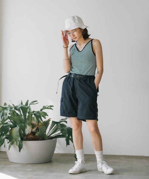 andwander(アンドワンダー)Ny taffeta hiker pants Ny taffeta hiker short pants | and wander（アンドワンダー