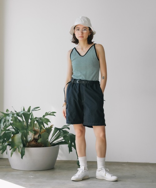 and wander/アンドワンダー Ny taffeta hiker short pants