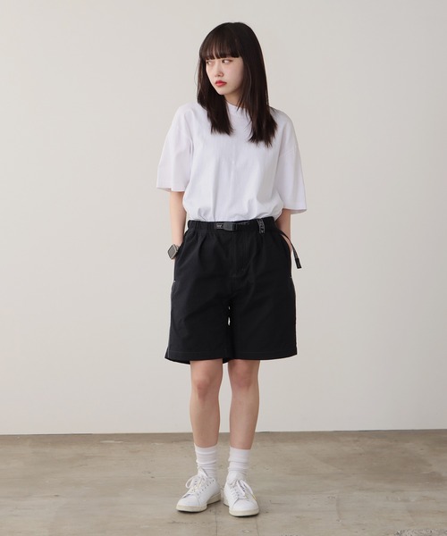 and wander/アンドワンダー Ny taffeta hiker short pants ナイロン