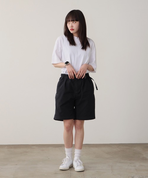 and wander/アンドワンダー Ny taffeta hiker short pants ナイロン