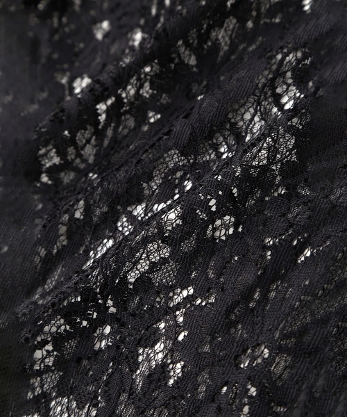 ROSE BUD（ローズバッド）の「(CREOLME)ランダムフリルスリーブブラウス（シャツ/ブラウス・レディース・ブラック・ONE SIZE）」の8枚目の写真