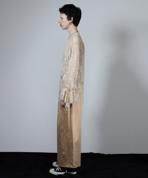 ROSE BUD（ローズバッド）の「(CREOLME)ランダムフリルスリーブブラウス（シャツ/ブラウス・レディース・ブラック・ONE SIZE）」の10枚目の写真