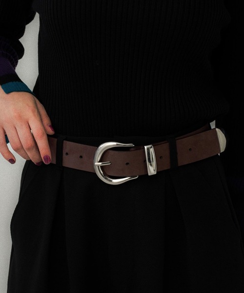 セール】ビンテージライクフェイクレザーベルト(HARE)（ベルト）｜HARE