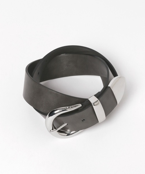 HARE（ハレ）の「ビンテージライクフェイクレザーベルト(HARE)（ベルト・レディース・グレー/ブラック/ブラウン・FREE）」の8枚目の写真