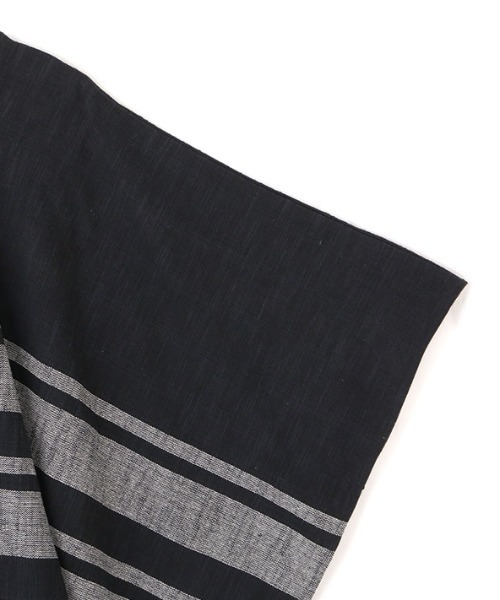 セール】ジャガードボーダーケープ（ストール/ショール）｜ETRE