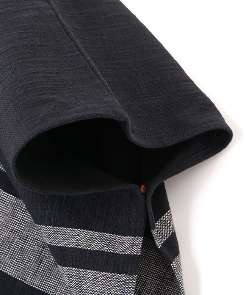 ETRE TOKYO ジャガードボーダーケープ　オフホワイト セール】ジャガードボーダーケープ（ストール/ショール）｜ETRE