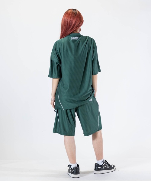 THRASHER(スラッシャー)の「【at】〔THRASHER/スラッシャー〕S/S GAME TEE ファイアーパターンロゴ パイピングデザイン ゲームTシャツ(その他トップス・メンズ・ブラック/ホワイト/グリーン・MEDIUM/LARGE)」の13枚目の写真