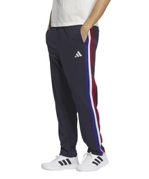 アディダス adidas スリーストライプス レギュラーフィット ダブルニット オープンヘム トラックパンツ