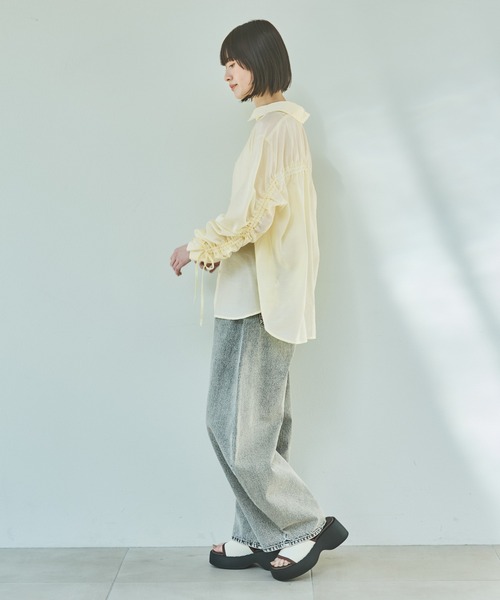 LAKOLE（ラコレ）の「ニット厚底サンダル / 288787（サンダル・レディース・ライトグレー/オフホワイト/ブラック・LARGE/MEDIUM）」の13枚目の写真