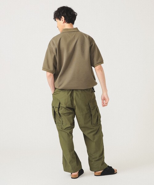 BEAMS（ビームス）の「テック ポロシャツ（ポロシャツ・メンズ・ベージュ/ネイビー・S/M/L/XL）」の4枚目の写真