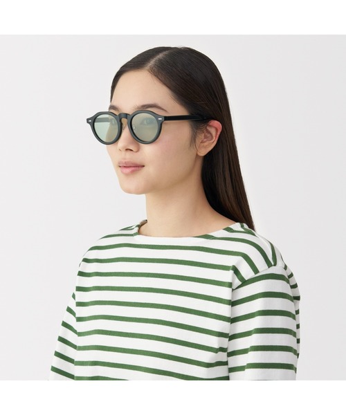 無印良品（ムジルシリョウヒン）の「ＵＶ４００カット　クラウンパント型　サングラス（サングラス・レディース・ブラック/ブラウン・FREE）」の9枚目の写真