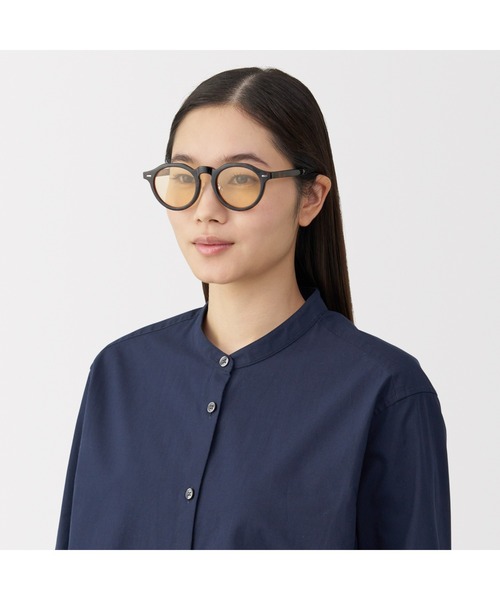 無印良品（ムジルシリョウヒン）の「ＵＶ４００カット　クラウンパント型　サングラス（サングラス・レディース・ブラック/ブラウン・FREE）」の4枚目の写真