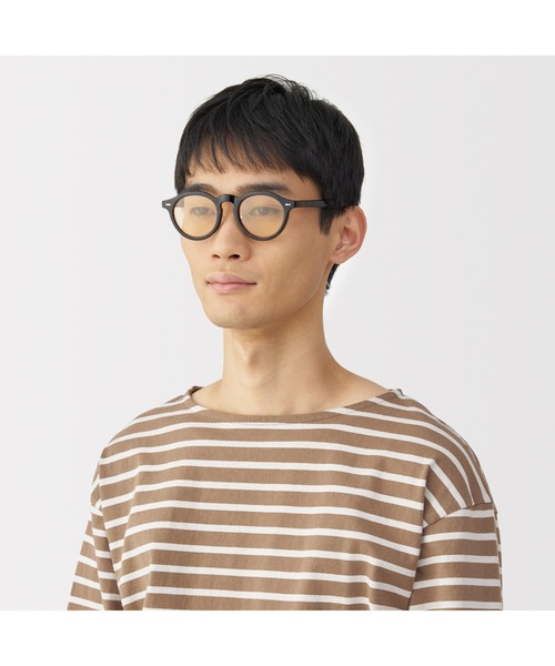 無印良品（ムジルシリョウヒン）の「ＵＶ４００カット　クラウンパント型　サングラス（サングラス・レディース・ブラック/ブラウン・FREE）」の3枚目の写真