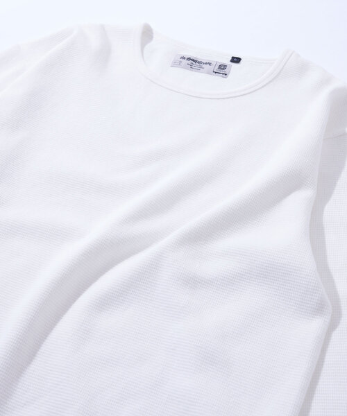 WHO'S WHO gallery（フーズフーギャラリー）の「2サイズ【SOUR CREAM/サワークリーム】ワッフルクルーネックロンTEE（Tシャツ/カットソー・レディース・グレー/ブラック/ホワイト・MEDIUM/LARGE）」の22枚目の写真
