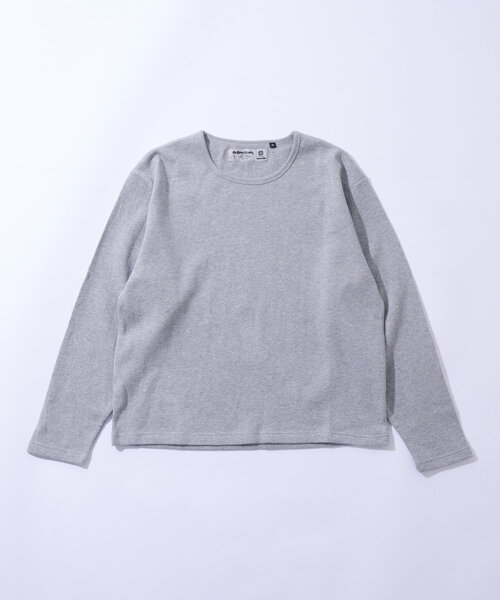 WHO'S WHO gallery（フーズフーギャラリー）の「2サイズ【SOUR CREAM/サワークリーム】ワッフルクルーネックロンTEE（Tシャツ/カットソー・レディース・グレー/ブラック/ホワイト・MEDIUM/LARGE）」の21枚目の写真