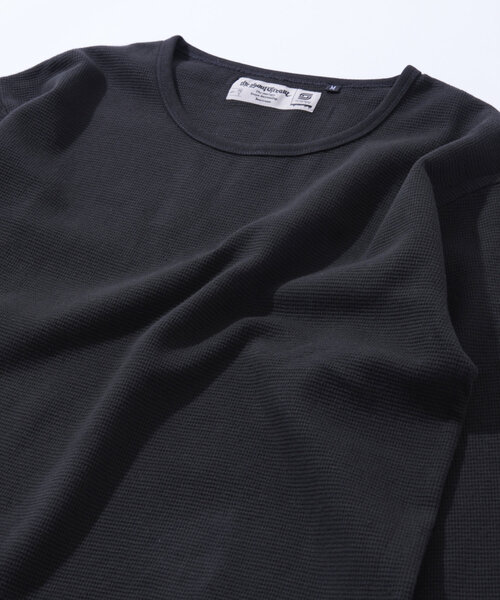 WHO'S WHO gallery（フーズフーギャラリー）の「2サイズ【SOUR CREAM/サワークリーム】ワッフルクルーネックロンTEE（Tシャツ/カットソー・レディース・グレー/ブラック/ホワイト・MEDIUM/LARGE）」の18枚目の写真