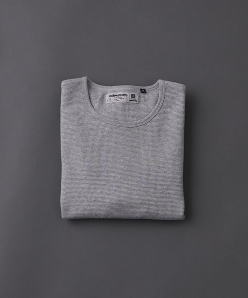 WHO'S WHO gallery（フーズフーギャラリー）の「2サイズ【SOUR CREAM/サワークリーム】ワッフルクルーネックロンTEE（Tシャツ/カットソー・レディース・グレー/ブラック/ホワイト・MEDIUM/LARGE）」の16枚目の写真