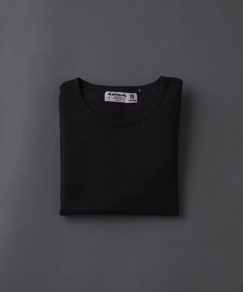 WHO'S WHO gallery（フーズフーギャラリー）の「2サイズ【SOUR CREAM/サワークリーム】ワッフルクルーネックロンTEE（Tシャツ/カットソー・レディース・グレー/ブラック/ホワイト・MEDIUM/LARGE）」の15枚目の写真