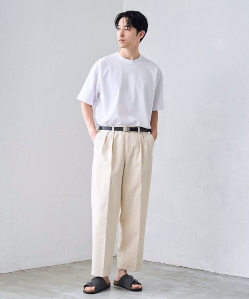 RONEL(ロネル)の「【RONEL】デニムトラウザー(デニムパンツ・メンズ・オフホワイト/ブラック・S/M/L/XL)」の17枚目の写真