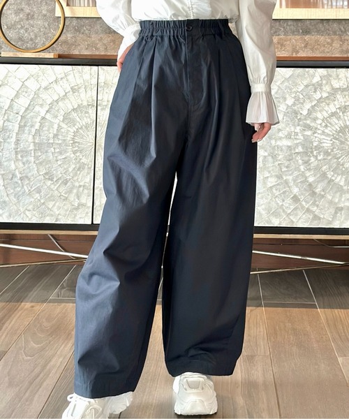 Burner(バーナー)の「ツータックイージーバルーンバギーパンツ(その他パンツ・レディース・サックスブルー/ダークグリーン/グリーン/ベージュ/ダークベージュ/ネイビー/ブラック/ライトグレー・マルチサイズ)」の7枚目の写真