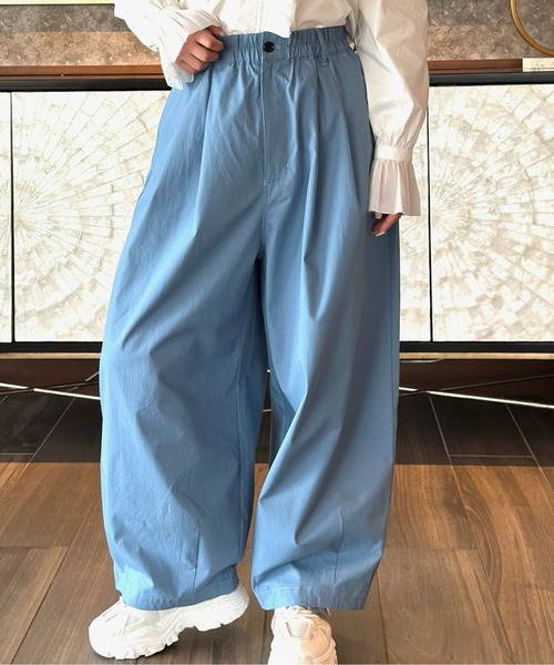 Burner(バーナー)の「ツータックイージーバルーンバギーパンツ(その他パンツ・レディース・サックスブルー/ダークグリーン/グリーン/ベージュ/ダークベージュ/ネイビー/ブラック/ライトグレー・マルチサイズ)」の20枚目の写真