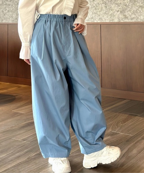 Burner(バーナー)の「ツータックイージーバルーンバギーパンツ(その他パンツ・レディース・サックスブルー/ダークグリーン/グリーン/ベージュ/ダークベージュ/ネイビー/ブラック/ライトグレー・マルチサイズ)」の22枚目の写真