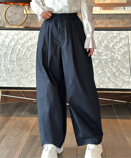 Burner(バーナー)の「ツータックイージーバルーンバギーパンツ(その他パンツ・レディース・サックスブルー/ダークグリーン/グリーン/ベージュ/ダークベージュ/ネイビー/ブラック/ライトグレー・マルチサイズ)」の11枚目の写真